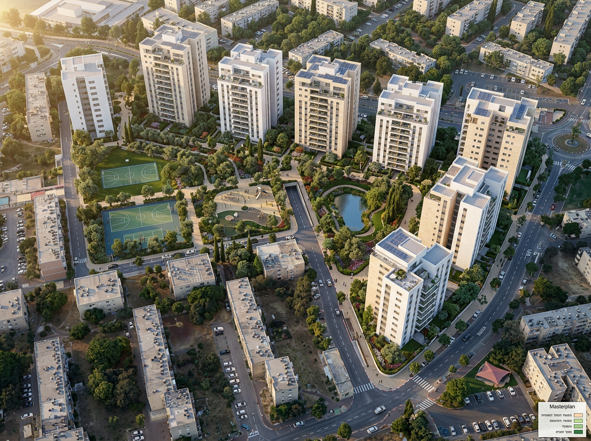 מתחם חרוד חצב, פרויקט פינוי בינוי בליווי רד פלוס